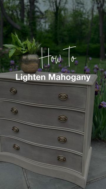 Bleaching Mahogany Furniture, Laundry Bleach, Stain Over Paint, Paint Wash, Handyman Projects, Mahogany Furniture, Furniture Refinishing, Mahogany Wood, Stain Colors