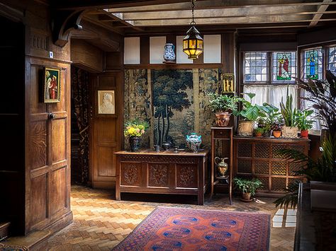 Wightwick Manor Wightwick Manor, Manor Interior, Chateaux Interiors, Wolverhampton, House Room, House Built, House Inspo, Style House, Victorian Style