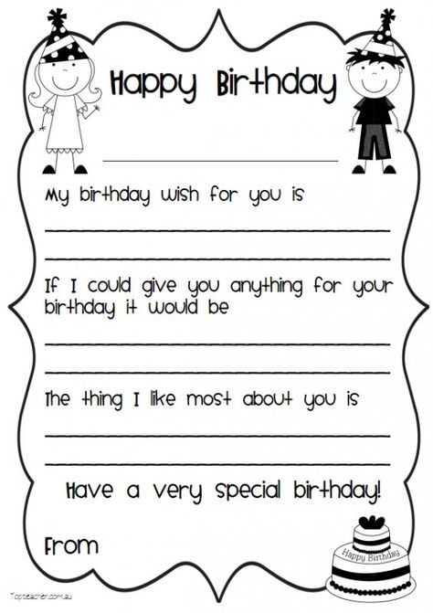 Birthday Questionnaire | Top Teacher Qr Code Activities, Online Teaching Resources, Student Birthdays, Teacher Freebies, Class Organization, Birthday Wishes For Myself, Australian Curriculum, Worksheet Template, Wishes For You