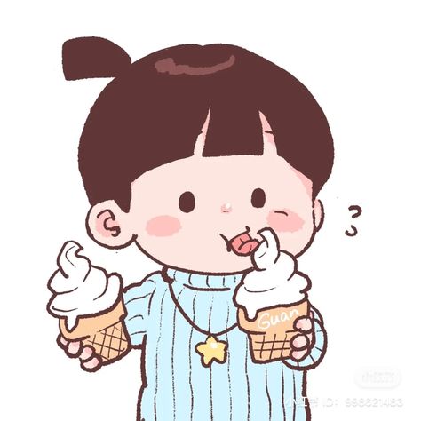 Eating Ice Cream Illustration, Bear Anime, Cream Illustration, Cute Brown Bear, Ice Cream Cartoon, Ice Cream Illustration, Creative Clips Clipart, Animal Illustration Art, Eating Ice