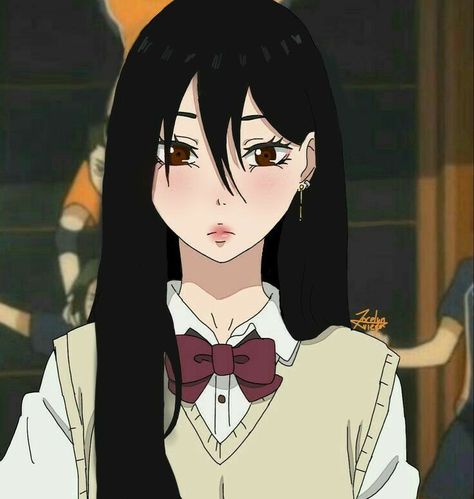 Haikyuu Pfp, Girl Pfp Icon, Kiyoko Shimizu, Girl Pfp, Black Hair, Hair, Anime, Black