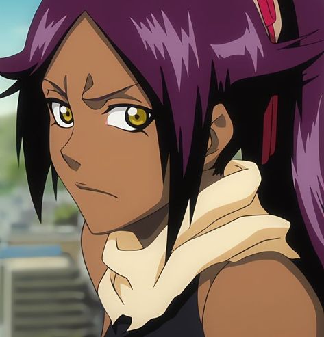 Yoruichi Shihouin, Bleach Rukia, Bleach Anime Art, Bleach Characters, Hottest Anime Characters, Bleach Art, Black Anime Characters, Fan Art Drawing, Lol League Of Legends