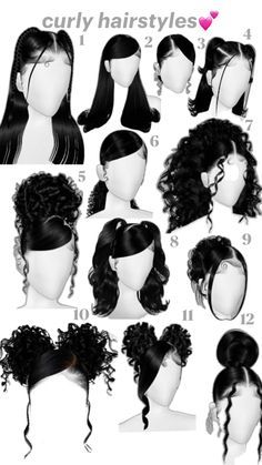 Hairstyles With Curled Hair, Curly Hair Sew In, Quick Curly Hairstyles, Perfect Curly Hair, Virtual Hairstyles, Hairstyle Examples, Mixed Curly Hair, Edgy Haircuts, Quick Natural Hair Styles