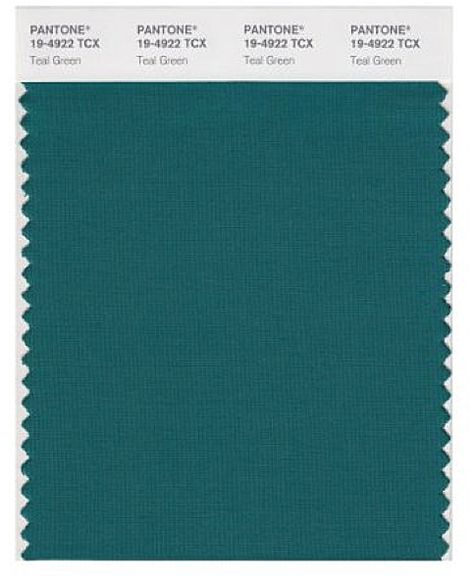 Pantone Teal Green - 19-4922 TCX Paint Colors Green, Bathroom Ideas Color, Cadmium Green, Teal Palette, Shaded Spruce, Pantone Colours, Main Bathroom Ideas, Music Wedding, Verdant Green