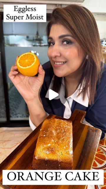 CHEF RAKHEE on Instagram: "Delight in this eggless orange cake recipe for a moist, citrus-infused treat! 🍊✨

Here’s how u can make this⬇️

Ingredients:

Milk- 100 ml
Vinegar - 1/2tsp
Butter- 37gm
Castor sugar- 30gm
Condensed milk-120gm
Flour- 82gm
Milk powder- 15gm
Baking powder- 3/4 tsp
Baking soda- a pinch 
Orange zest of one orange 

For the glaze:
Icing sugar-2tbsp
Orange juice- 1/2tsp
Orange slices 

Method:

In a container mix milk and vinegar and keep it aside.
Add orange zest of 1 orange to sugar and rub it between your fingers 
Using a whisk or a beater, cream the butter along with sugar and condensed milk.
Add the vinegar and milk mixture to it and mix it well.
Sift in the flour ,baking powder,baking soda and milk powder.
Using a spatula fold the dry ingredients.
In a greased 6i Eggless Orange Cake Recipe, Cake Garnish, Eggless Orange Cake, Moist Orange Cake, Glaze Icing, Eggless Cake Recipe, Orange Cake Recipe, Eggless Cake, Icing Sugar