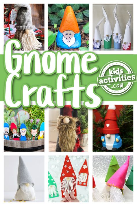 35 Adorable & Easy Gnome Crafts Kids Can Make | Kids Activities Blog Tomten Craft For Kids, Gnome Party Ideas, Gnome Art For Kids, Gnomes Crafts For Kids, Gnome Crafts For Kids, Garden Gnomes Diy, Lantern Crafts For Kids, Gnome Ideas, Gnome Crafts