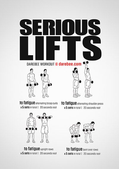 DAREBEE Workouts Dumbbell Workout Plan, Upper Body Strength Workout, Dumbbell Workout At Home, Warrior Workout, Dumbell Workout, Hiit Workout At Home, Full Body Workout Routine, Calisthenics Workout, Weight Training Workouts