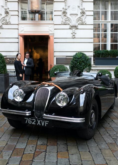 Cars Of The Future, Modern Outdoor Spaces, Jaguar Xk120, Mechanical Art, Porch Deck, Jaguar Xk, Jaguar Car, David Gandy, Studio Tour