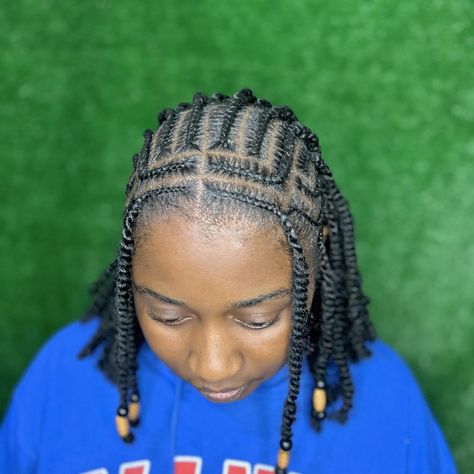 Short Fulani twists ❤️ Fulani Braids Short, Fulani Twists, Short Twists, Fulani Braids, Short Braids, Twist, Braids