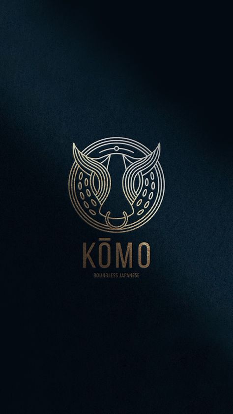 Branding & Logo Design for Chicago Restaurant KOMO. brandingimage #logolounge #brandingpersonal⌨ Classy Restaurant Logo, Fine Dining Restaurant Logo, Elegant Restaurant Logo, Restaurant Logo Design Ideas Simple, Futuristic Restaurant, Restaurant Brand Design, Restaurant Branding Identity, Development Photography, Logo Design Graphics