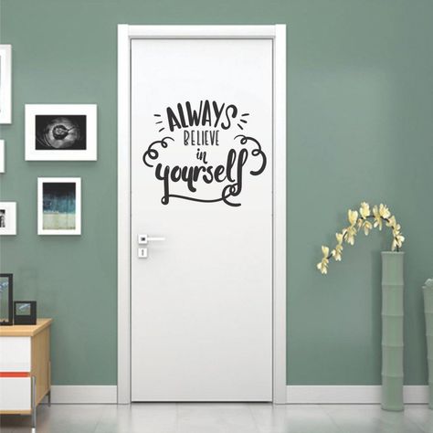 Wallpaintings Ideas Bedroom, Puertas Pintadas Ideas Tumblr, Wallpaintings Ideas, Painted Bedroom Doors, Bedroom Door Decorations, Sensory Path, Living Room Wall Designs, Creative Wall Painting, Living Room Wall Color