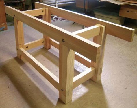 Workbench Plan, Diy Bank, Canadian Woodworking, Garage Workbench Plans, Workbench Designs, Projek Kayu, Workbench Plans Diy, Woodworking Bench Plans, Bank Design