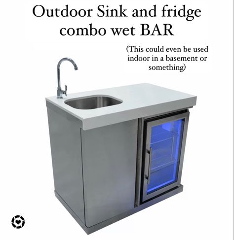 Outdoor Kitchen Kits, Pizza Oven Outdoor Kitchen, Stainless Steel Island, Faux Granite, Refrigerator Cabinet, Bbq Island, Beverage Center, Blue Lighting, Stainless Steel Refrigerator