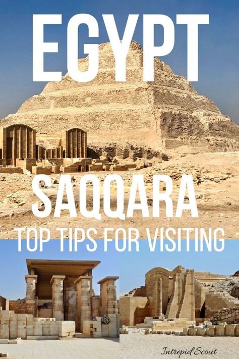 Planning your visit to Saqqara in Cairo? Here are my travel-tested tips for making the most of visiting Saqqara Archaeological Site! Find out what to see in Saqqara when you visit. Learn about how to buy the tickets, save time, avoid lines. Here is everything you need to know to make visiting Saqqara efficient and memorable! #egypt #saqqara #cairo Saqqara Egypt, Africa Travel Beautiful Places, Egypt Trip, Africa Vacation, Central Park Manhattan, Travel Egypt, Africa Travel Guide, Honeymoon Places, African Travel