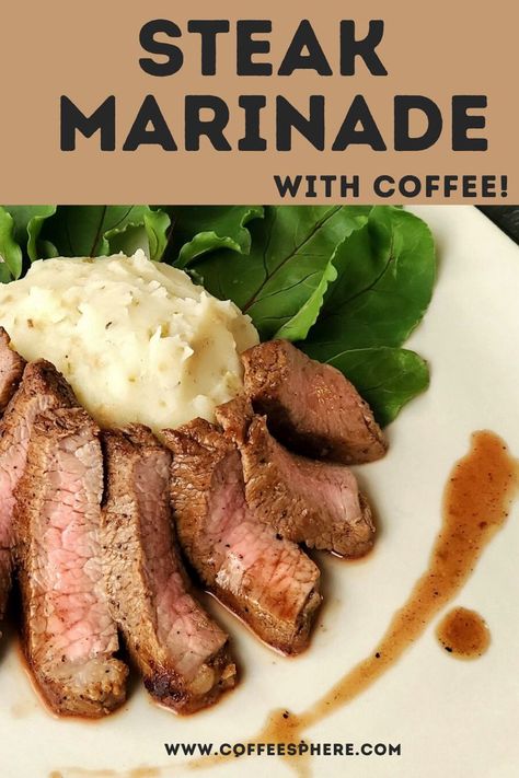 Turmeric Coffee Recipe, Easy Coffee Drinks Recipes, Balsamic Vinegar Recipes, Steak Marinade Recipes, Steak Marinade, Marinated Steak, Roast Chicken Recipes, Marinade Recipes, Steak Sauce