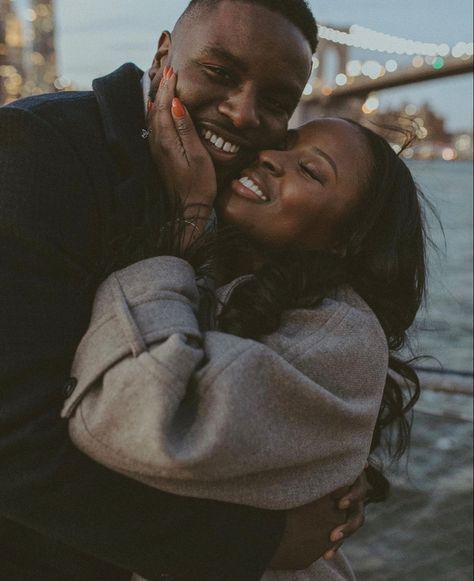 Black Couple Laughing Together, Cute Couple Shoot Ideas, Black Couple Selfies Aesthetic, Proposal Pictures Black Couples, Self Portrait Couple Poses, Black Love Photo Ideas, Black Plus Size Couples Goals, Plus Size Black Love, Black Couples Photoshoot Poses