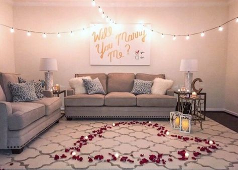 Living Room Proposal Ideas, Home Proposal Decoration Ideas, Engagement Ideas Proposal At Home, Proposal Set Up Ideas At Home, Engagement Set Up Ideas At Home, Simple Proposal Ideas At Home, At Home Proposal Ideas, Indoor Proposal Ideas, Home Proposal Ideas