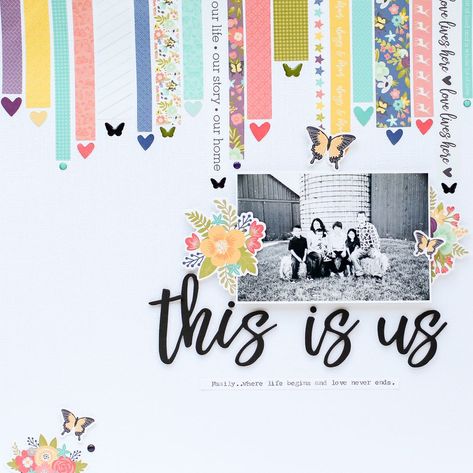 Scrapbook Design Layout, Baby Scrapbook Pages, Scrapbook Cover, Simple Scrapbook, Scrapbook Layout Sketches, Scrapbook Book, Family Scrapbook, Garden Harvest, Scrapbooking Photo