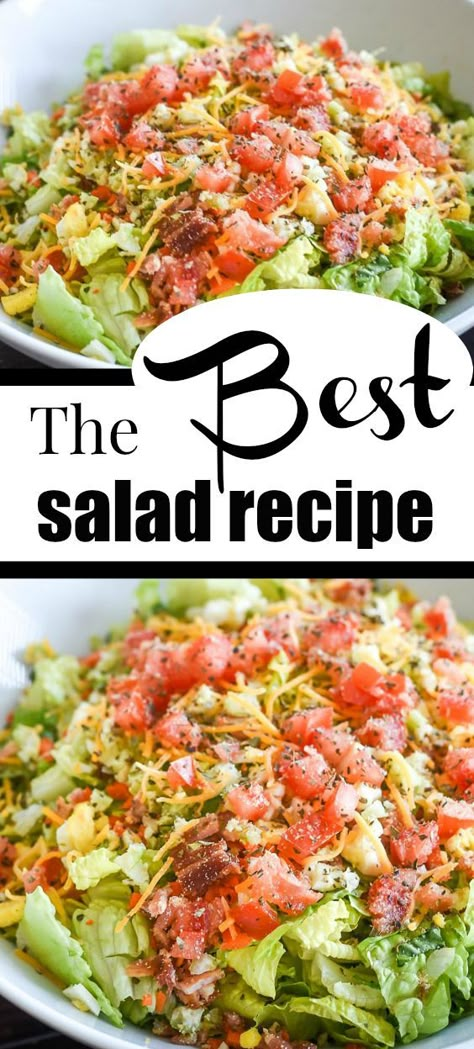 Best Side Salad, Side Salad Recipes, Yummy Salads, Best Salad Recipes, Best Salad, Yummy Salad Recipes, Recipes Salads, Macaroni Salad, Chopped Salad