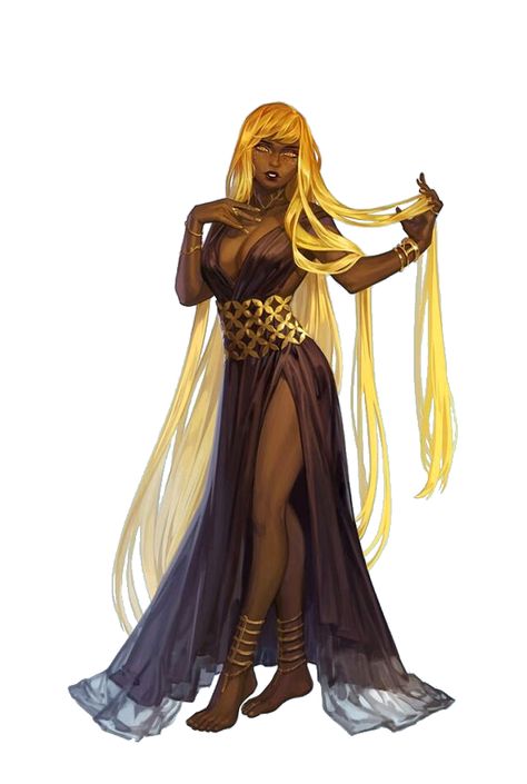 Female Ifrit Bard Dancer - Pathfinder PFRPG DND D&D d20 fantasy Afrikaanse Kunst, Black Characters, Black Anime Characters, Afro Art, 판타지 아트, Fantasy Inspiration, Female Character Design, Black Women Art, Dnd Characters