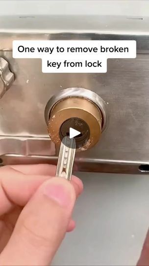 193K views · 714 reactions | one way to remove broken key from lock #skills #tipsandtricks #creative #lifehacks #tips #creativeideas #key #lock | Locksmith Life | Locksmith Life · Original audio Key Lock, Life Hacks, Audio, Key, The Originals