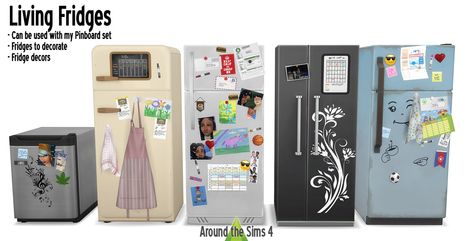 Around the Sims Ts4 Fridge Cc, Sims 4 Free Mods, Around The Sims 4, Fridge Door, Fridge Decor, Sims Packs, The Sims 4 Download, Sims 4 Custom Content, Fridge Magnets