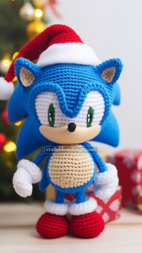 Crochet Free Animal Patterns, Sonic The Hedgehog Crochet Pattern Free, Crochet Sonic The Hedgehog Pattern Free, Sonic Crochet Pattern Free, Sonic Amigurumi Patron, Sonic The Hedgehog Crochet, Crochet Disney Characters, Character Amigurumi, Sonic Crochet