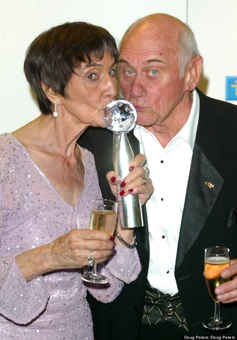 John and his onscreen wife, June Brown, at the British Soap Awards in 2005 Brown Actress, June Brown, Actor John, Famous People, Soap, Actresses, Actors, Celebrities