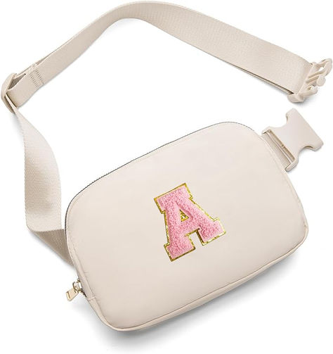 THIS Belt Bag Fanny Pack with Initial Letter Patch Cute for #modernitgirls #students or just working out! Grab your #stanley quencher and match with this cute item! Outfit Keywords, Gifts For Teenager, Preppy Accessories, Trendy Belts, Preppy Stuff, Cute Stuff, Women's Bags By Shape, Birthday Gifts For Teens, Preppy Style Summer