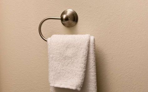 Although it may seem like there are no options for your wet towels in a small bathroom, there are some ... Read more The post Where to Hang Wet Towels in a Small Bathroom? 11 Quick Solutions appeared first on Little House, Lovely Home. Hand Towel Hooks In Bathroom, Hanging Hand Towels In Bathroom, Hand Towel Hooks, Hand Towel Holder Ideas, Hand Towel Hook, Hang Towels In Bathroom, Small Linen Closets, Hanging Washing, Towels Smell