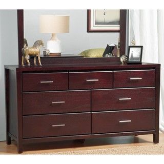 Tapered Leg Espresso 7-Drawer Dresser Chest Of Drawers Decor, Modus Furniture, Dressing Table Design, Sleigh Bed, Wood Drawer, 7 Drawer Dresser, Bernhardt Furniture, Tommy Bahama Furniture, Wood Dresser