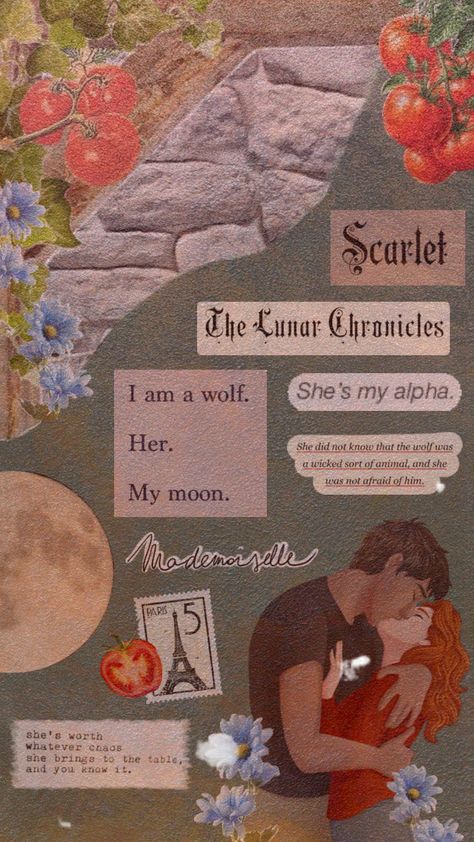 Scarlet x Wolf ❤️❤️❤️ #lunarchronicles #scarletbenoit #zeevkesley #wolflet Scarlet And Wolf, Scarlet, Wicked, Books