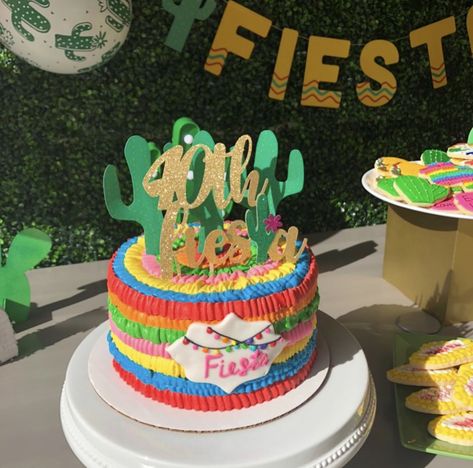 Fiesta bday themed bday Adios To My 20s Cake, 40th Fiesta, Taco Cake, 30th Birthday Party Ideas, Holy Guacamole, 3rd Birthday Ideas, 30th Birthday Party, 30th Birthday Parties, Bday Cake