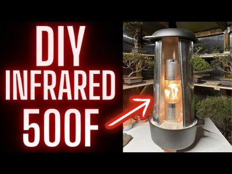 DIY INFRARED HEATER | No Electricity Needed For Greenhouse Heat - YouTube Small Greenhouses, Greenhouse Heaters, Woodworking Ideas To Sell, Diy Heater, Kids Backyard Playground, Woodworking Equipment, Indoor Greenhouse, Small Greenhouse, Infrared Heater