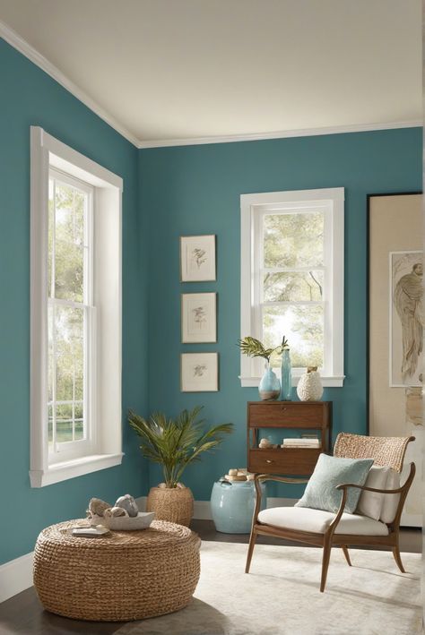 1. #AegeanTeal2024 - Explore the stunning beauty of Aegean Teal in Benjamin Moore's 2024 collection!
2. #TimelessHue - Discover the enduring appeal of Benjamin Moore's Aegean Teal in their 2024 color palette.
3. #DiveIntoColor - Immerse yourself in the rich, luxurious depths of Aegean Teal from Benjamin Moore's 2024 collection.
4. #DiscoverAegeanTeal - Uncover the captivating allure of Aegean Teal in Benjamin Moore's timeless 2024 hue. Aqua Wall Color, Teal Ocean Benjamin Moore, Living Colour Combination, Teal Blue Wall Paint, Teal Interior Paint, Teal Family Room, Light Teal Paint Colors, Aegean Teal Benjamin Moore, Blue Living Rooms Ideas