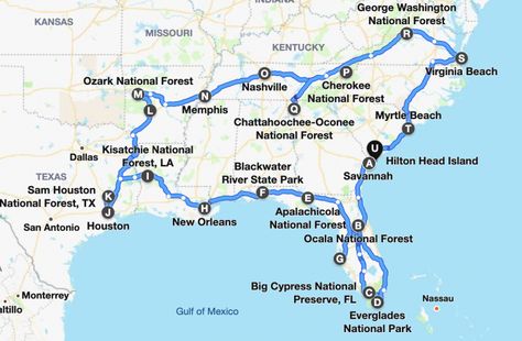 5 Great RV Road Trip Routes in the United States - NerdWallet Rv Routes U.s. States, Rv Trips Ideas United States, Rv Trips Planning U.s. States, Rv Road Trip Routes, Vehicle Camping, Ocala National Forest, Vacay Ideas, Rv Trips, Rv Destination