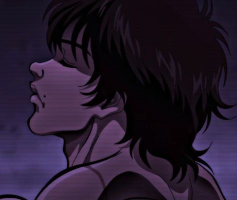 Baki Hanma Side Profile, Baki Pfp Cold, Baki Hanma Face, Baki Pfps, Baki Hanma Gif, Xbox Pfps, Baki Aesthetic, Hanma Baki, Male Body Art