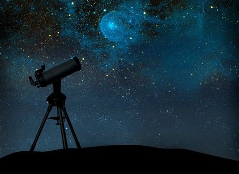 Telescope Silhouette, Stargazing Telescope, Look Up In The Sky, Astronomy Constellations, Store Window Displays, Chin Length, What Do You See, Space And Astronomy, Astronomer