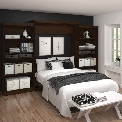 Murphy Bed Ideas, Murphy Bed Ikea, Murphy Wall Beds, Queen Murphy Bed, Modern Murphy Beds, Murphy Bed Diy, Murphy Bed Plans, Mattress Support, Wall Bed