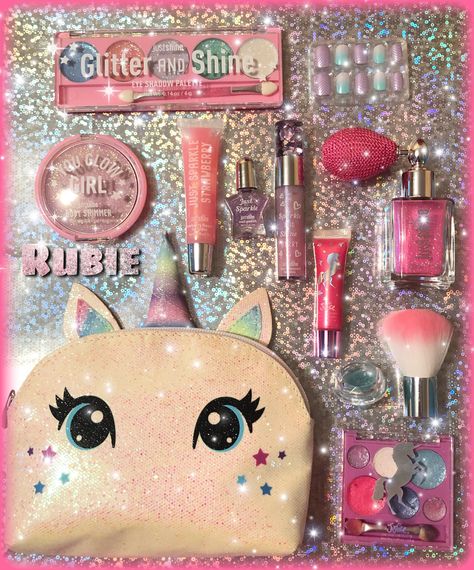 Unicorn Things Cute, Justice Makeup, Unicorn Things, Justice Store, Unicorn Stuff, Unicorn Room, Disney Princess Toys, Makeup Kit For Kids, Unicorn Fashion