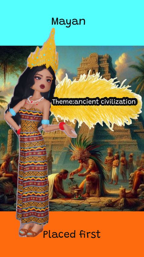 #mayan #civilization #ancient #dti #inspiration #outfit #idea #beutiful #culture Dti Outfits Ancient Civilization, Ancient Civilizations Dti Outfits, Ancient Civilization Outfit, Dti Ancient Civillization, Dress To Impress Ancient Civilization, Mayan Outfit, Roblox Kid, Bonney One Piece, Lion Dress