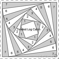 Iris Folding Pattern, Log Cabin Quilt Pattern, Log Cabin Quilt Blocks, Paper Pieced Quilt Patterns, Foundation Paper Piecing Patterns, Paper Quilt, Tulip Pattern, 3d Quilts, Quilt Square Patterns