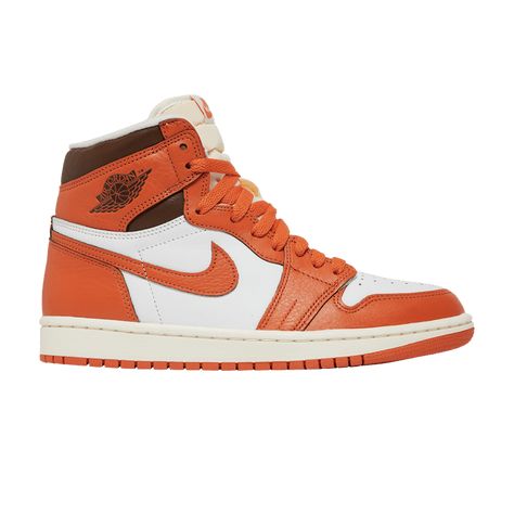 Buy Wmns Air Jordan 1 High OG 'Starfish' - DO9369 101 | GOAT Brown Nike Air, Jordan Wmns, Orange Jordan, Shoe List, Wmns Air Jordan 1, Shattered Backboard, Shoes Orange, Air Tag, Orange Shoes