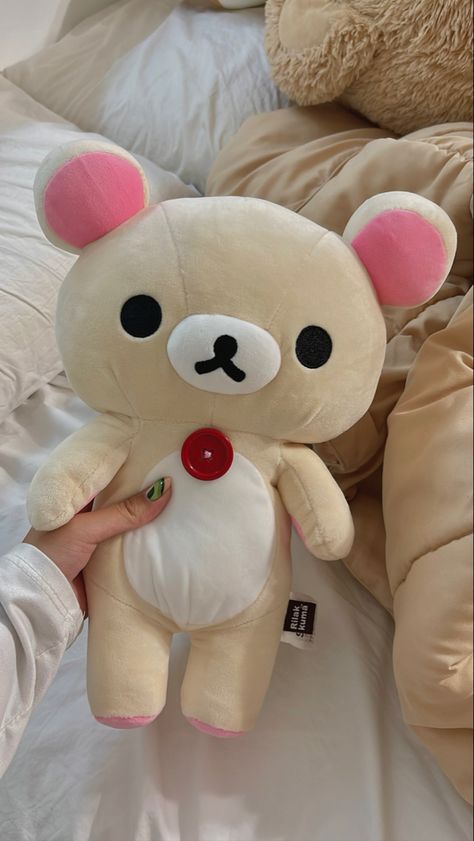 Rilakkuma Plushie, Kawaii Plushies, Hello Kitty Collection, Cute Stuffed Animals, Birthday Wishlist, Rilakkuma, Pusheen, Pretty Selfies, Cute Characters