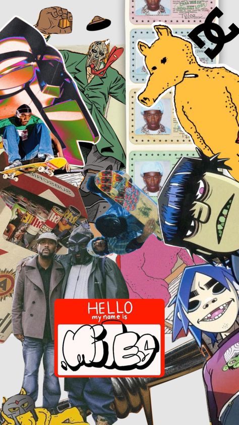 #collage #lordquasi #mfdoom #Thrasher #moodboard #graffiti #gorrilaz #tylerthecreator Graffiti Laptop Wallpaper, Graffiti Mood Board, Macbook Wallpaper Graffiti, 70s Graffiti, Graffiti Magazine, Mf Doom, Tyler The Creator, Connect With People, Creative Energy