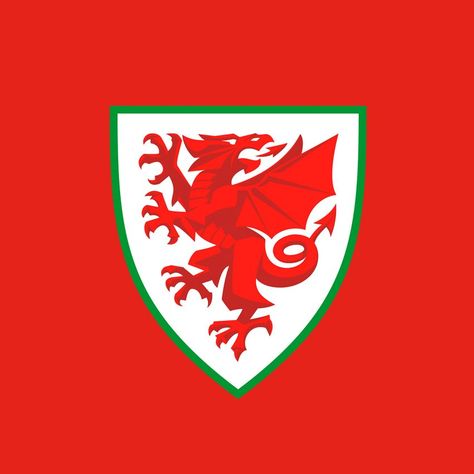 Welsh FA unveils simplified dragon as new visual identity Wales National Football Team, Wales Dragon, Wales Football, Welsh Football, Wales Flag, Club Tattoo, Welsh Flag, Dragon Icon, Wallpaper Images Hd