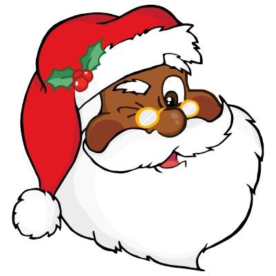 I’m still kind of reeling from the day Mari asked for the truth about Santa Claus and I broke it down so it’ll forever be... Merry Christmas Coloring Pages, Santa Claus Clipart, Print Outs, Black Santa, Santa Gifts, Kwanzaa, Black Christmas, Christmas Coloring Pages, Very Merry Christmas