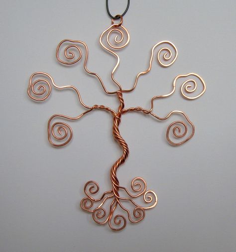 Just a bit of fun.  I'm going to hang it up where I work with the original wire goddess. Wire Ornaments, Big Trees, Wire Craft, Wire Jewelery, Tree Of Life Jewelry, Wire Trees, Bijoux Fil Aluminium, Wire Jewelry Designs, Wire Tree