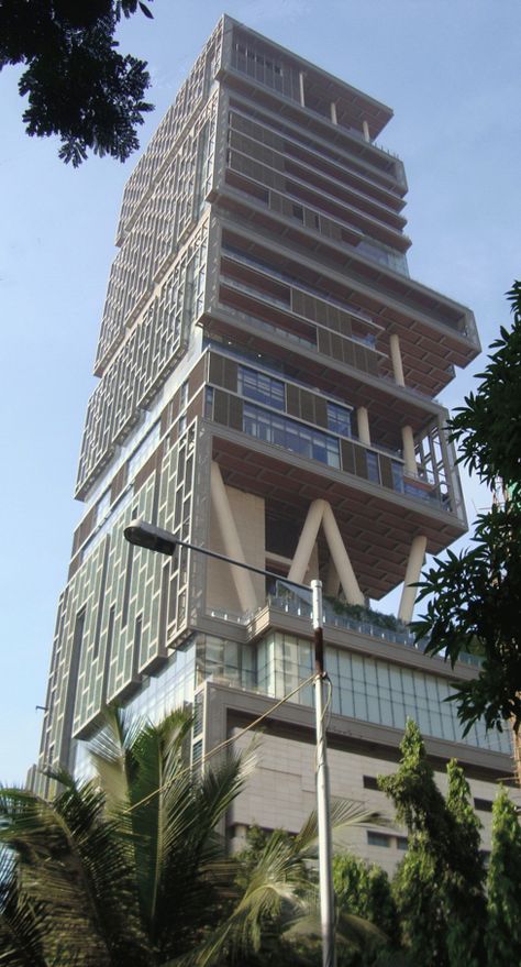 Antilia Mumbai Interior, Antilia Mumbai, Mukesh Ambani House, Ambani House, Mumbai Trip, Save Water Poster Drawing, Save Water Poster, Mukesh Ambani, Jenner House