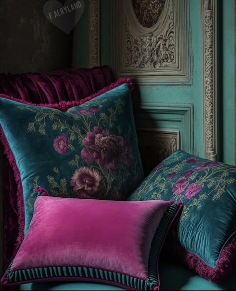 Jewel Tone Bedroom, Moody Decor, Maximalism, Dream House Decor, My New Room, Vintage Bohemian, Room Colors, Jewel Tones, Bohemian Decor